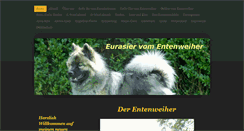 Desktop Screenshot of entenweiher-eurasier.de